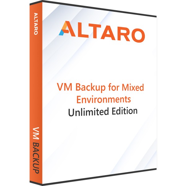 Altaro VM Backup per ambienti misti (Hyper-V & VMware) - Edizione illimitata