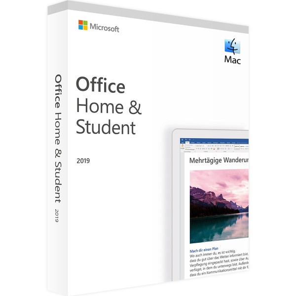 Microsoft Office 2019 Home and Student | per Mac