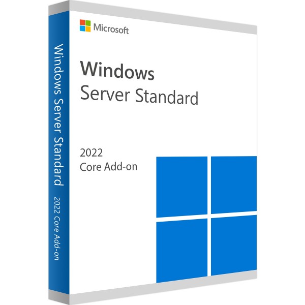 Licenza di estensione Windows Server 2022 Standard Core Add-on