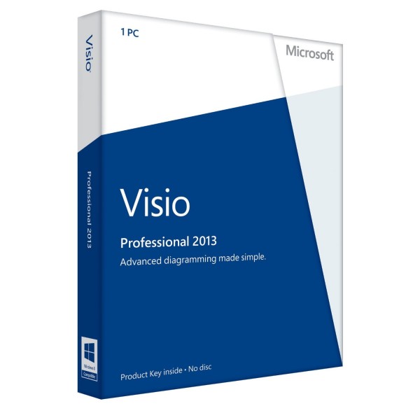 Microsoft Visio 2013 Professional | per Windows