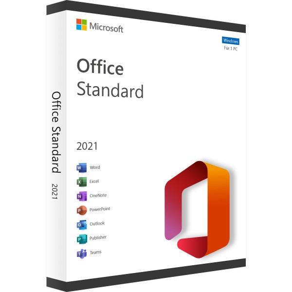 Microsoft Office 2021 Standard | per Windows 1 - 5 dispositivi