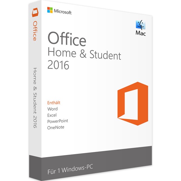 Microsoft Office 2016 Home and Student | per Mac