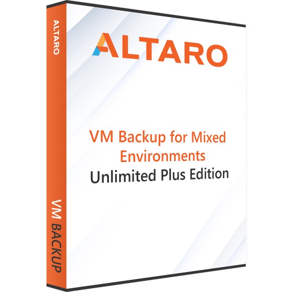 Altaro VM Backup per ambienti misti (Hyper-V & VMware) - Edizione Unlimited Plus