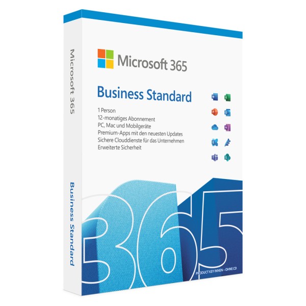 Microsoft Office 365 Business Standard | per PC/Mac/Dispositivi mobili