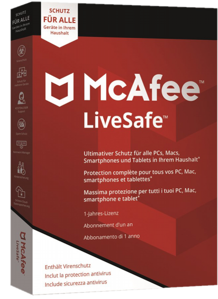 McAfee LiveSafe 2021 | dispositivi illimitati